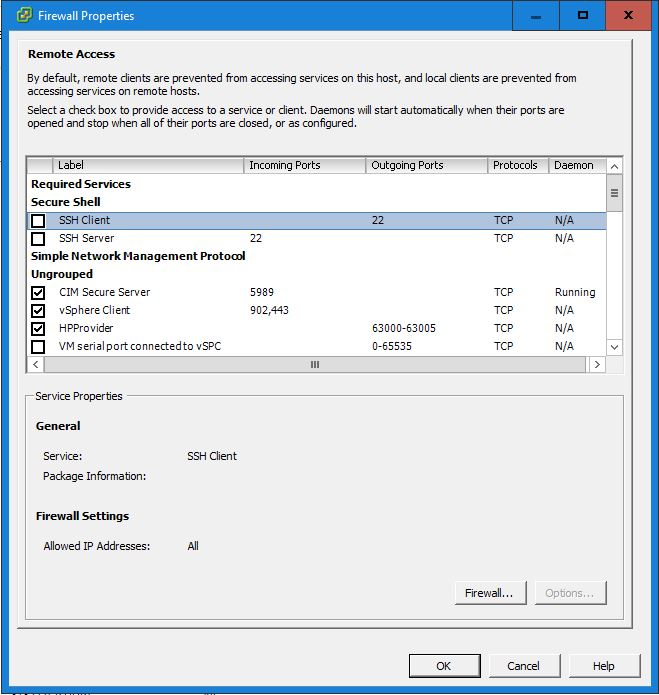 Unable to connect Esxi Using SSH1
