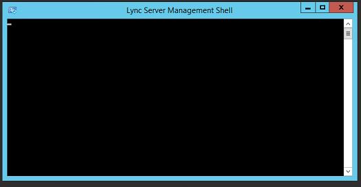 Lync PowerShell Blank