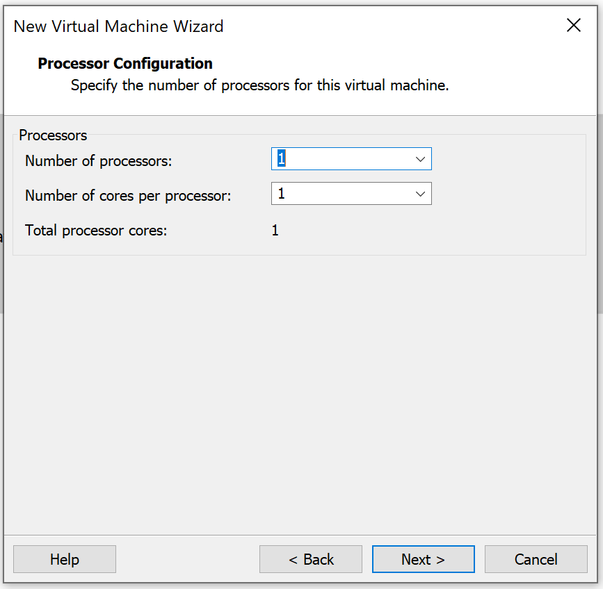 Processor Configuration