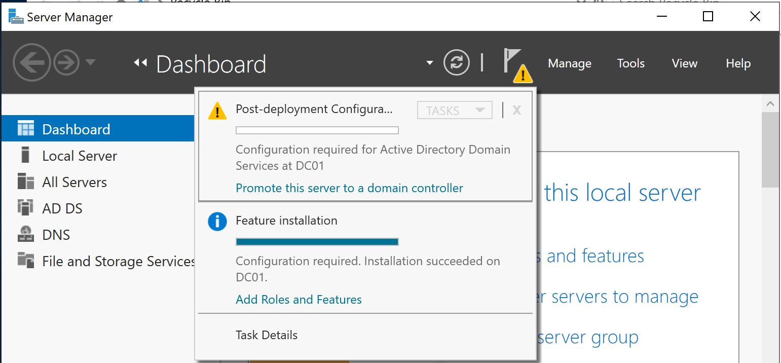 Promote to Domain Controller