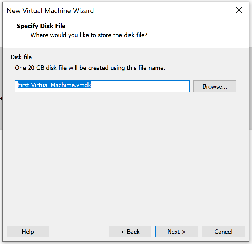 VM Disk File