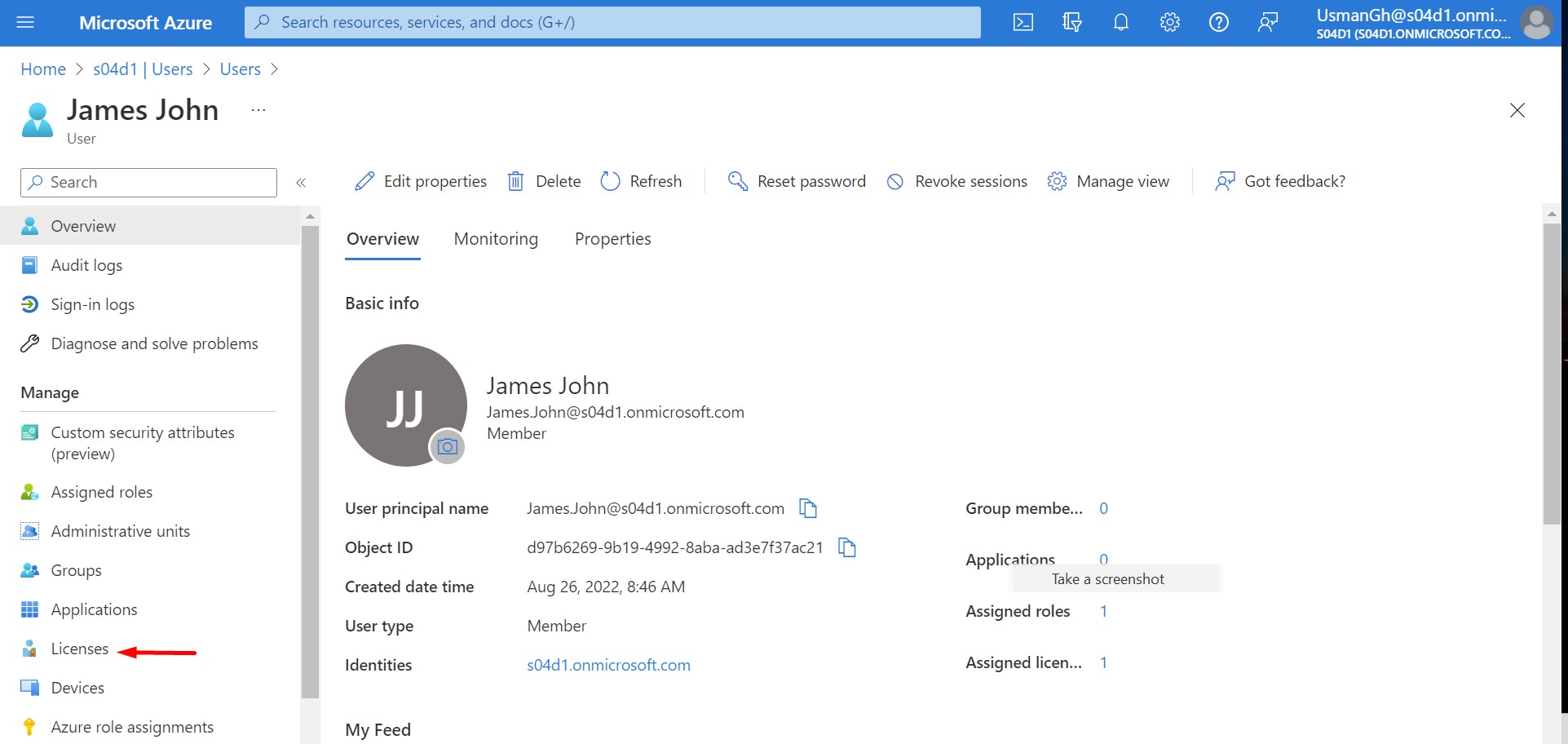 Unassign Azure AD License