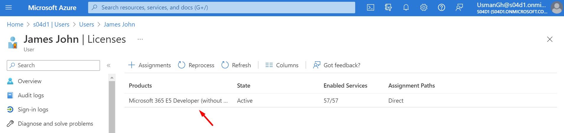 Azure AD License remove-6