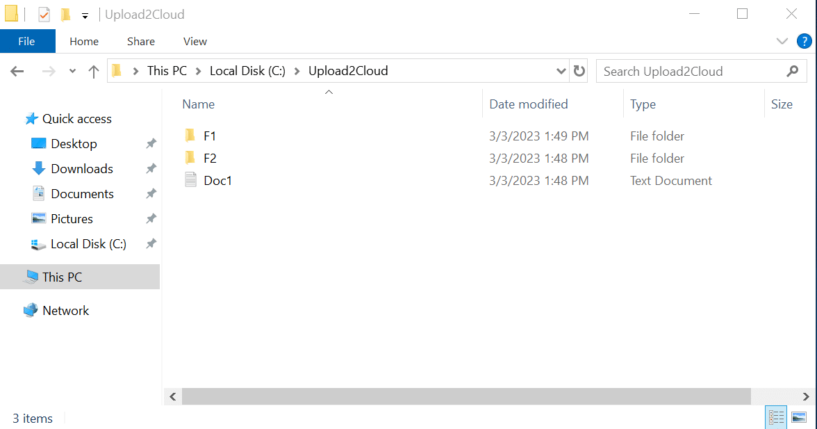 sync local folder to azure storage