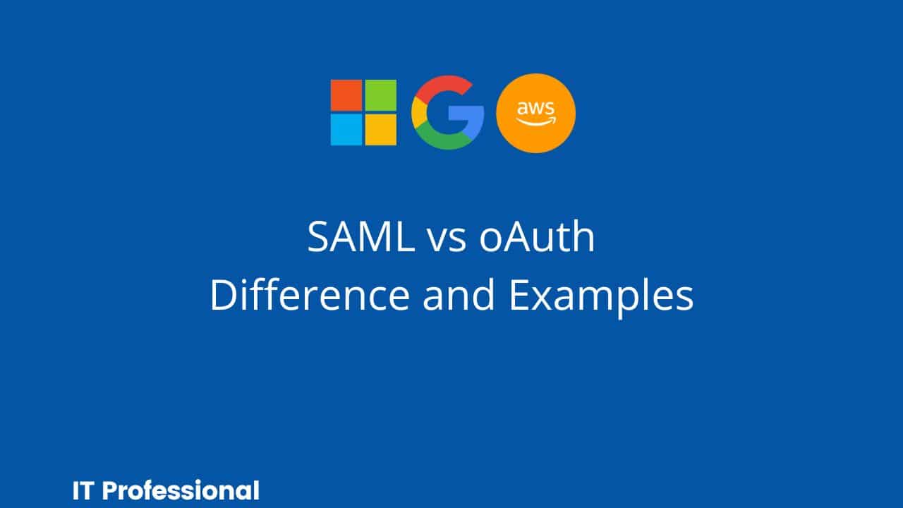 SAML vs OAuth