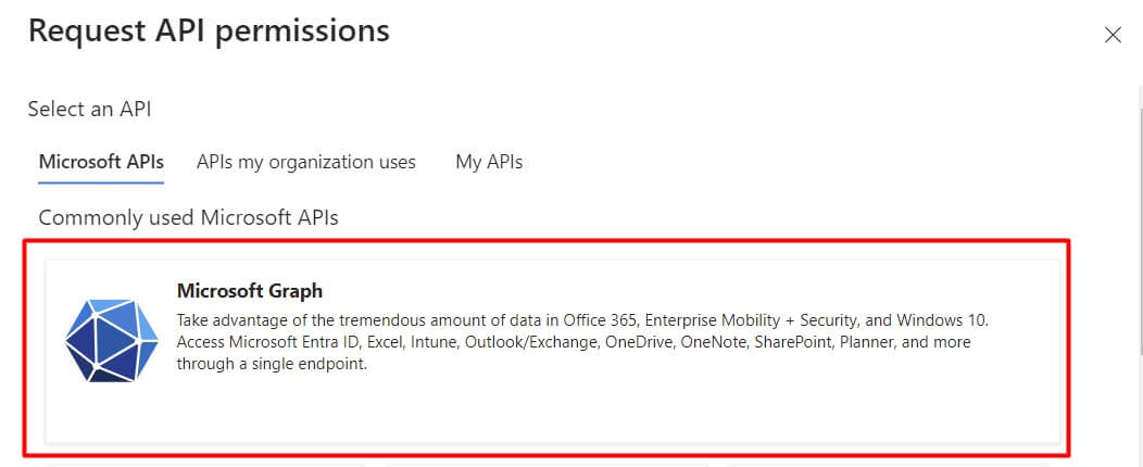 Microsoft Graph Permissions