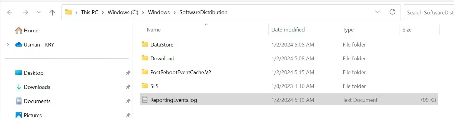 Windows Update Logs