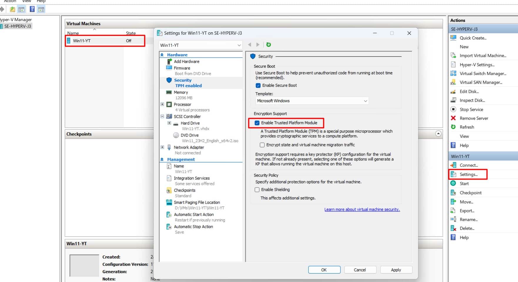 This PC can't run Windows 11 Hyper-V