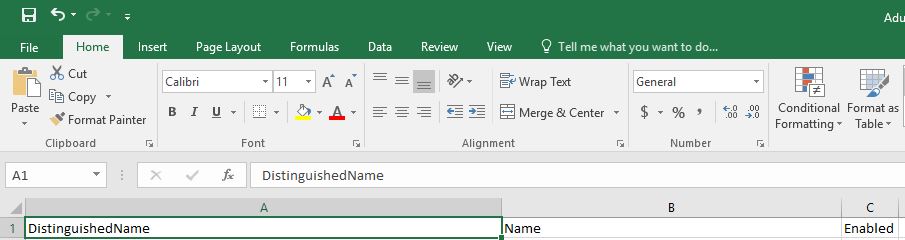 CSV Never Expire Password