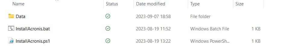 Acronis Unattended Installation